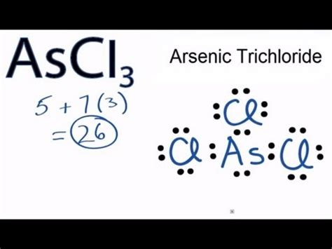 the electron dot structure for ascl3 shows|AsCl3 Lewis Structure: How to Draw the Lewis Dot Structure for .